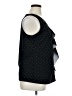 Ann Taylor Factory Polka Dots Black Sleeveless Blouse Size XL - photo 4