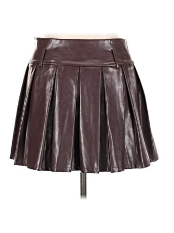 Sincerely Jules Faux Leather Skirt (view 2)