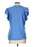 MICHAEL Michael Kors Blue Short Sleeve Top Size L - photo 2