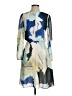 Reiss 100% Polyester Print Blue Casual Dress Size 2 - photo 1