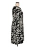 Talbots 100% Polyester Paisley Black Casual Dress Size 14 - photo 4