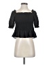 Cotton Candy LA Black 3/4 Sleeve Blouse Size S - photo 1