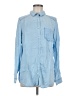 Rubbish 100% Rayon Blue Long Sleeve Button-Down Shirt Size M - photo 1