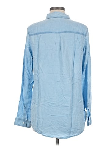 Rubbish Long Sleeve Button-Down Shirt (view 2)