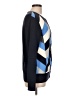 Lands' End 100% Supima Cotton Chevron-herringbone Blue Cardigan Size L (tall) - photo 4