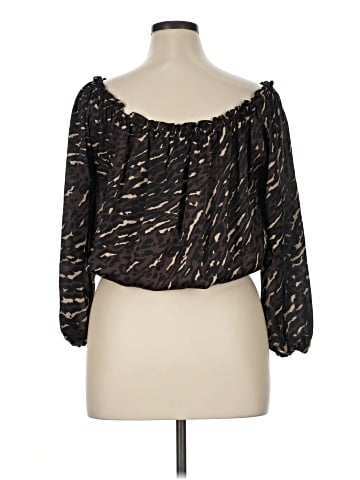 MICHAEL Michael Kors Long Sleeve Blouse (view 2)