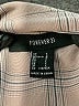 Forever 21 100% Polyester Plaid Pink Blazer Size L - photo 6