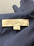 Ann Taylor LOFT Solid Black Casual Dress Size 8 - photo 7