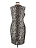 St. John Animal Print Silver Cocktail Dress Size 10 - photo 2