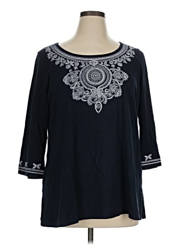 J.Jill 3/4 Sleeve Top (view 1)