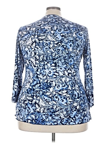 One West 3/4 Sleeve Blouse (view 2)