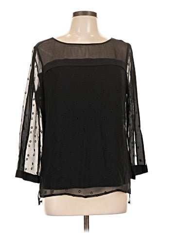 Ella Moss 3/4 Sleeve Silk Top (view 1)