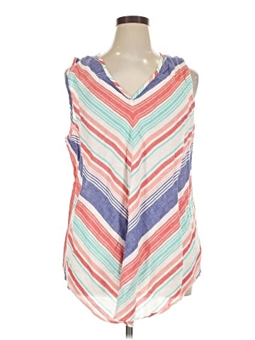 Natural Reflections Sleeveless Blouse (view 1)