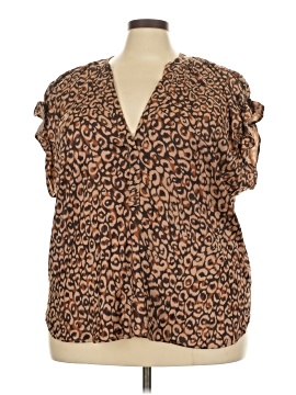 By Anthropologie Short Sleeve Blouse