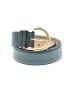 Lands' End Teal Leather Belt Size 36 waist - photo 1