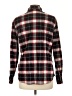 Chaps 100% Cotton Plaid Burgundy Long Sleeve Button-Down Shirt Size L - photo 2