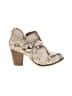 Fergalicious Animal Print Ivory Ankle Boots Size 7 1/2 - photo 1