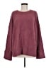 Unbranded 100% Polyester Solid Burgundy Pullover Sweater Size M - photo 1