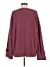 Unbranded 100% Polyester Solid Burgundy Pullover Sweater Size M - photo 2