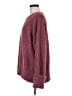 Unbranded 100% Polyester Solid Burgundy Pullover Sweater Size M - photo 5