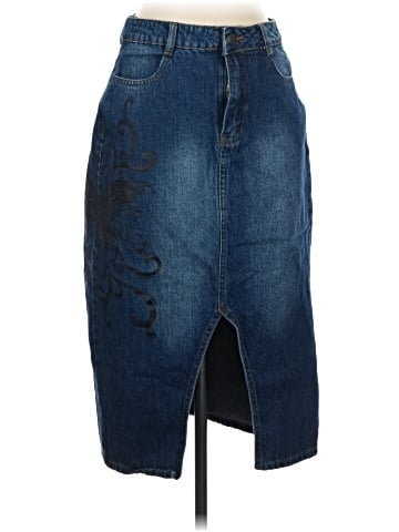 Daisy Street Denim Skirt (view 1)