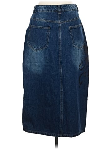 Daisy Street Denim Skirt (view 2)