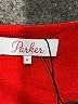Parker 100% Silk Red Cocktail Dress Size 6 - photo 7