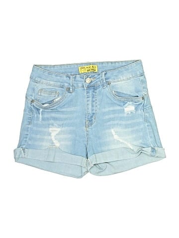 Wax Jean Denim Shorts (view 1)