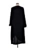 DKNY 100% Polyester Solid Black Casual Dress Size 20 - photo 2