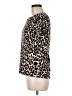 J.Crew 100% Cotton Animal Print Brown Short Sleeve Blouse Size M - photo 5