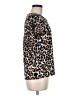 J.Crew 100% Cotton Animal Print Brown Short Sleeve Blouse Size M - photo 4