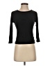 Max Mara Black 3/4 Sleeve T-Shirt Size S - photo 1