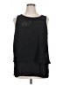 DG^2 by Diane Gilman 100% Polyester Black Sleeveless Blouse Size XL - photo 1