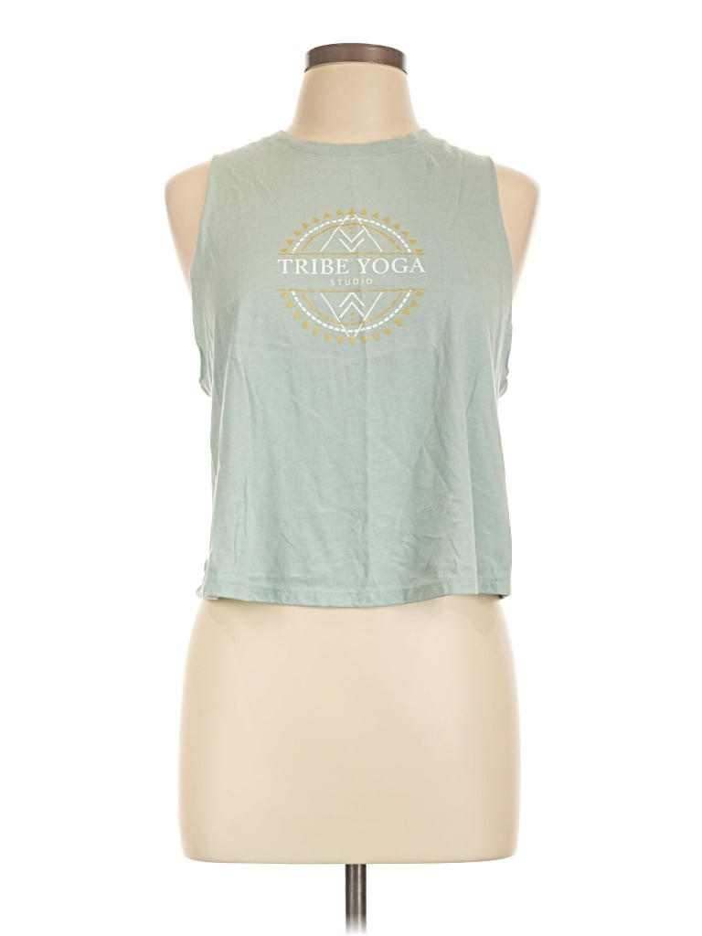 Pre-owned Bella+canvas Sleeveless T-shirt In Teal