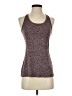 Nike 100% Polyester Brown Active Tank Size S - photo 1