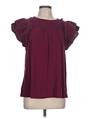 Ann Taylor LOFT Short Sleeve Blouse (view 1)