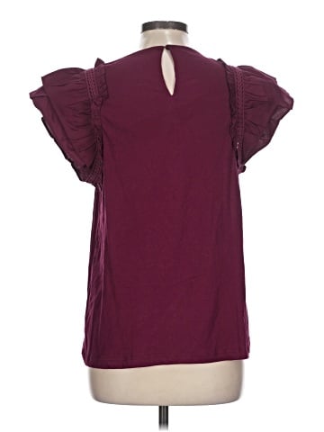 Ann Taylor LOFT Short Sleeve Blouse (view 2)
