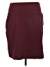 Apt. 9 Solid Burgundy Casual Skirt Size L - photo 1