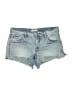 Free People Blue Denim Shorts Size 26 waist - photo 1