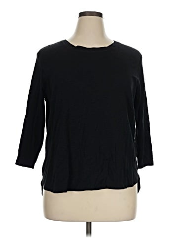 KIRKLAND Signature 3/4 Sleeve T-Shirt (view 1)