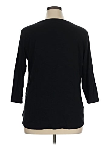 KIRKLAND Signature 3/4 Sleeve T-Shirt (view 2)