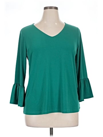 Susan Graver 3/4 Sleeve Top (view 1)