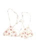 Assorted Brands Floral Ivory Swimsuit Top Size M - photo 1