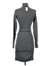 Express Solid Gray Casual Dress Size XS - photo 2