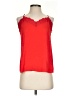 Naked Zebra Red Sleeveless Blouse Size S - photo 1