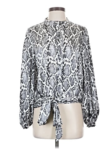 Donna Karan New York Long Sleeve Blouse (view 1)