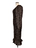 J.NNA 100% Polyester Animal Print Brown Casual Dress Size L - photo 5