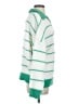 Le Lis 100% Polyester Stripes Green Pullover Sweater Size S - photo 4