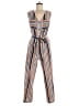 Monteau Stripes Orange Blue Jumpsuit Size M - photo 1