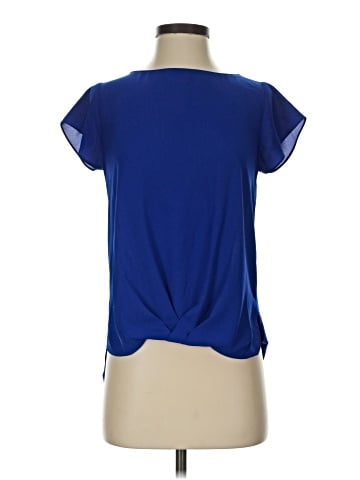 INC International Concepts Short Sleeve Blouse (view 1)